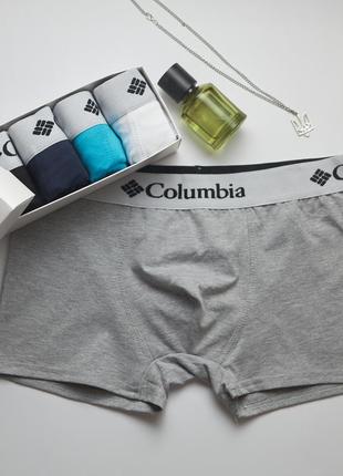 Набор трусов 4шт мужские боксеры  коламбия боксеры columbia u78