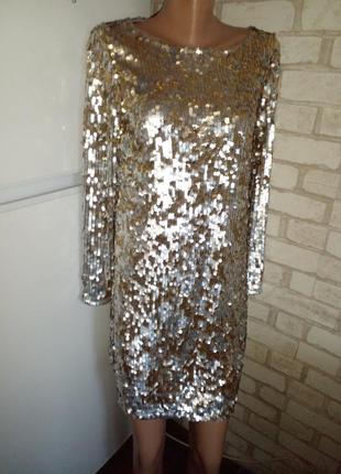 Платье в паетках размер м6 фото