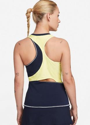 Майка nike court dri-fit slam tank white теннисная форма футболка спорт теннис новая оригинал семпл2 фото