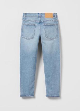 Джинсы straight fit, прямые джинсы zara для подростка2 фото