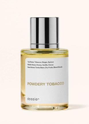 Парфюмированая вода мужская 100мл dossier powder tobacco inspired by (tom ford tobacco vanila)