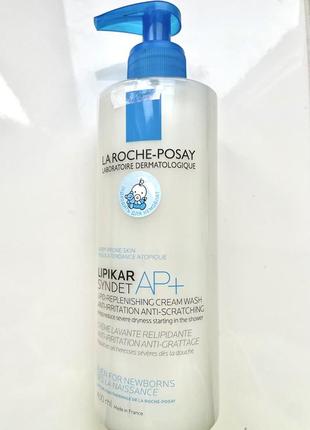 La roche-posay lipikar syndet ap+ очищающий крем-гель для сухой атопической кожи