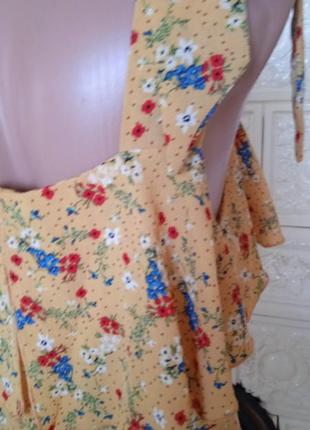Плаття платье с рюшкой з рюшкою нове новое стильний трендовий сарафан6 фото