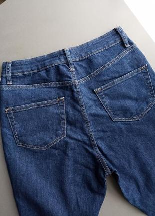 Женские джинсы скинни высокая посадка с рванками5 фото