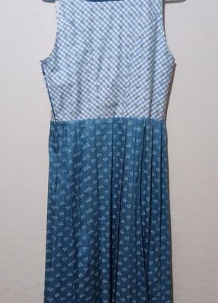 Баварское голубое платье дирндль3 фото