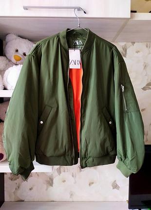 Куртка курточка бомбер 158 164 см zara