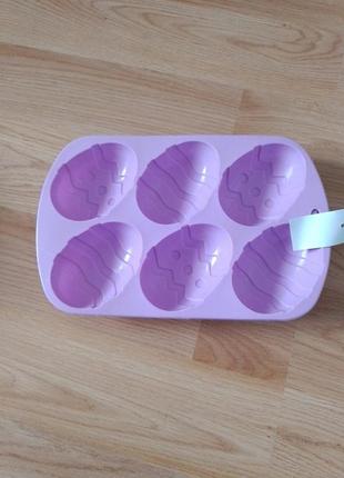 Силиконовая форма для выпечки пасхальные яйца