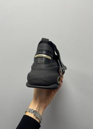 Кроссовки balmain b-bold sneakers low ‘black gold’8 фото