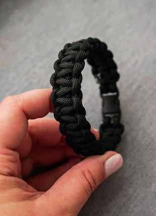 Браслет из паракорда кобра на пластиковой застежке, размер и цвет под заказ