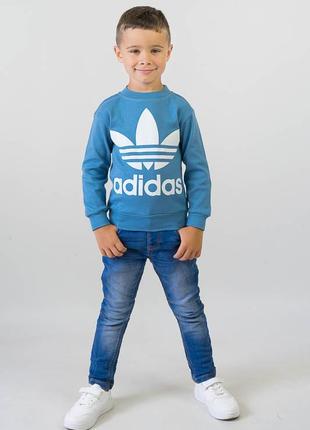 Джемпер для хлопчиків, світшот adidas для хлопчика, свитшот адидас для мальчика