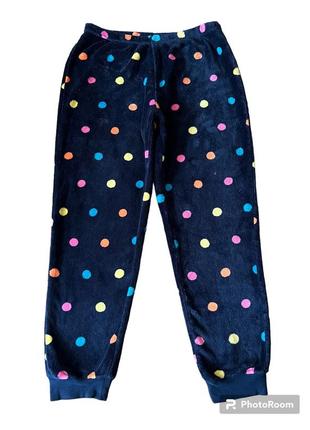 Идеальные плюшевые теплые пижамные штаны на 46/48 р1 фото
