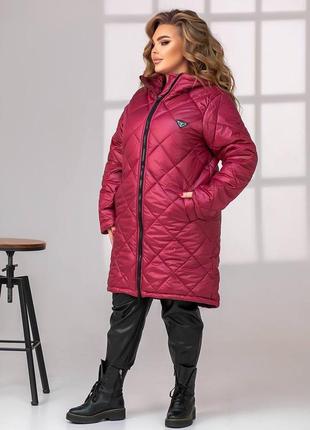 Жіночий зимовий пуховик,женский зимний пуховик,зимова куртка ,зимняя куртка,балонова ,тепла куртка,тёплая куртка,стьобане пальто,стьобана куртка5 фото