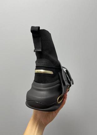 Кроссовки balmain b-bold sneakers ‘black gold’7 фото