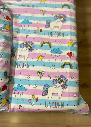 Постільна білизна полуторна єдинорожки