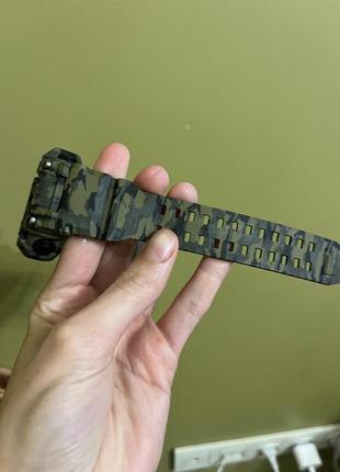 Водонепроницаемые армейские военные мужские спортивные наручные часы с подсветкой противоударные skmei military green5 фото