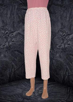 Пижамные брюки, цветочный принт