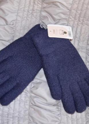 Теплые женские перчатки, на махре..1 фото