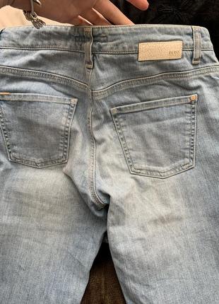 Шикарні джинси люкс бренду slim skinny hugo boss 27/34 високий зріст2 фото