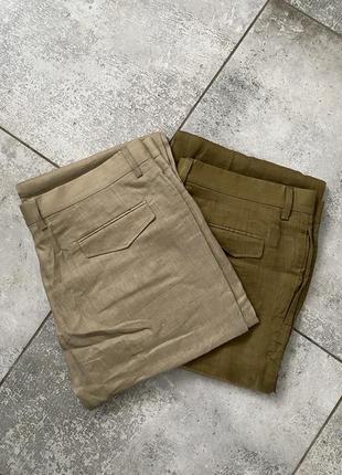 Легкие льняные брюки burberry new4 фото