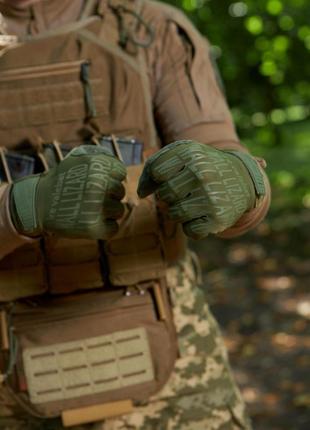 Полнопалые летние перчатки wallizard tactical olive