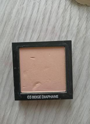 Напівпрозора легка пудра lancome color ideal pressed powder тестер 03 тон1 фото