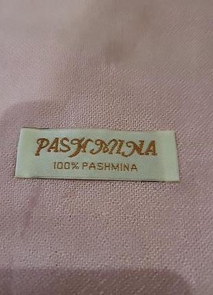 Теплый палантин шарф pashmina