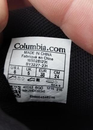 24 см - непромокаемые кожаные ботинки columbia - оригинал9 фото
