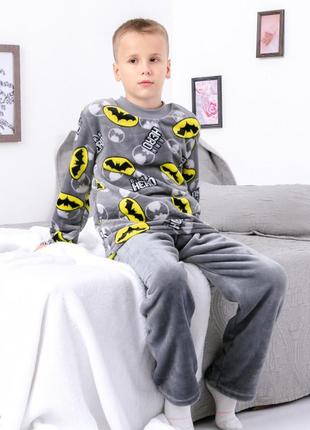 Утепленная пижама для мальчиков 98-1344 фото