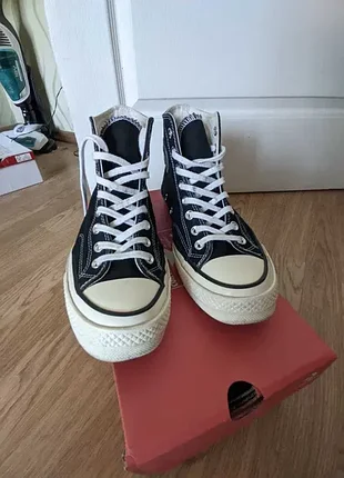 Кеди converse chuck 70 hi black розмір: 39.5