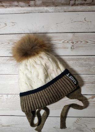 Утепленная шапка для парней
