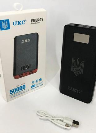 Павербанк power bank ukc art-4148/4204. 50000mah, 4usb, зовнішній акумулятор