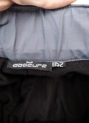 152 - утеплённые лыжные штаны зимние obscure горнолыжные брюки5 фото