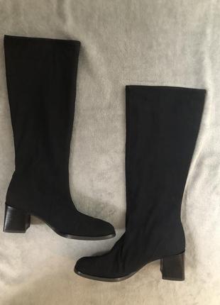 Актуальні чоботи сапоги чулки квадратний мис peter kaiser