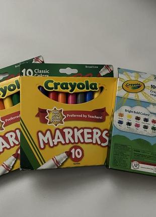 Маркери, фломастери crayola