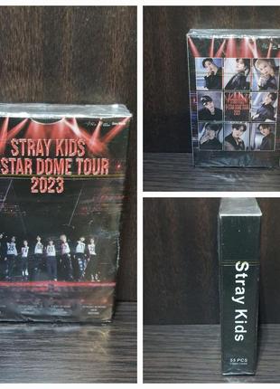 Ломо картки lomo card stray kids 5-star dome tour 2023 стрей кідс 55 штук