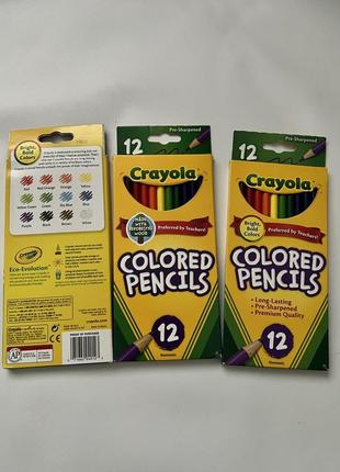 Кольорові олівці crayola 12 шт