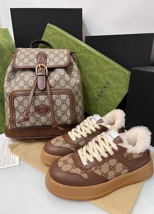 Рюкзак жіночий в стилі gucci lux  26см