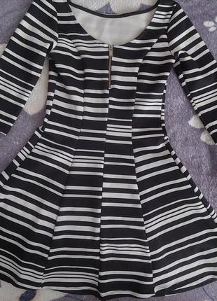 Платье в полоску stradivarius тельняшка4 фото