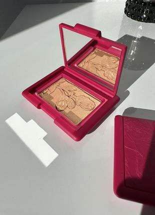 Шелковистые румяна kiko charming escape 01 soft terracotta