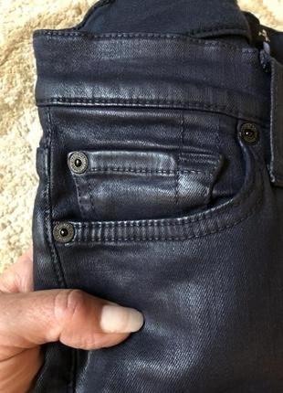 Брендовые джинсы с напылением 7 for all mankind5 фото