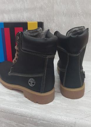 Зимние кожаные ботинки для подростка