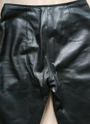 Штаны  italy из натуральной мягкой кожи размер 42, состояние отличное .3 фото