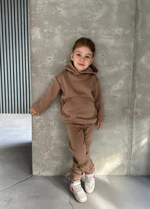 Костюм на флисе с худи 92-134 р-р