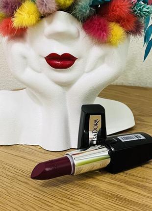 Оригінал зволожуюча помада isadora perfect moisture lipstick оригинал увлажняющая помада 229 grape nectar