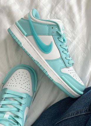 Женские кроссовки nike sb dunk low twist "mint" найк б данк низкие