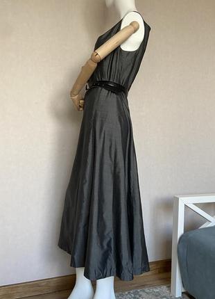 Преміальна довга шовкова сукня ralph lauren black label2 фото