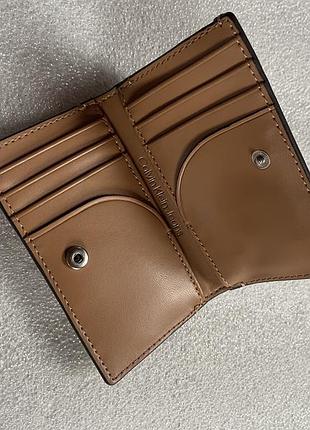 Новий гаманець calvin klein (ck minimal monogram cuoio wallet) з америкари8 фото