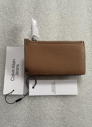 Новий гаманець calvin klein (ck minimal monogram cuoio wallet) з америкари5 фото