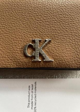 Новий гаманець calvin klein (ck minimal monogram cuoio wallet) з америкари10 фото