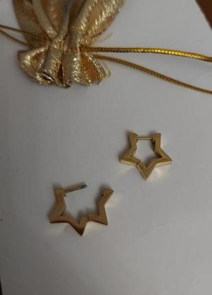 Медаль серьги звездочки конго купить медзолото сталь нержавейка фораджо купить подарок.3 фото